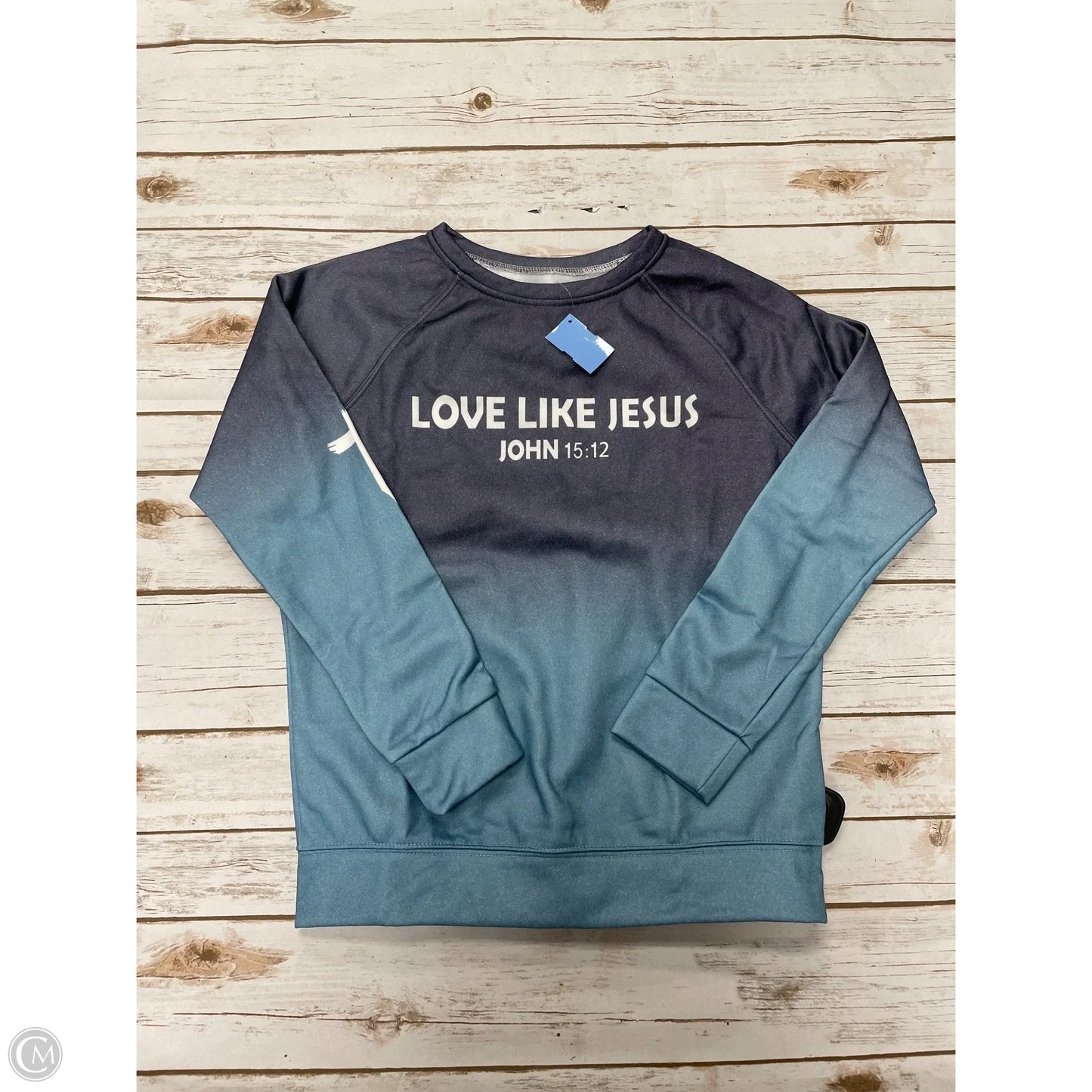 Sweatshirt Crewneck By Cmf In Blue, Size: M