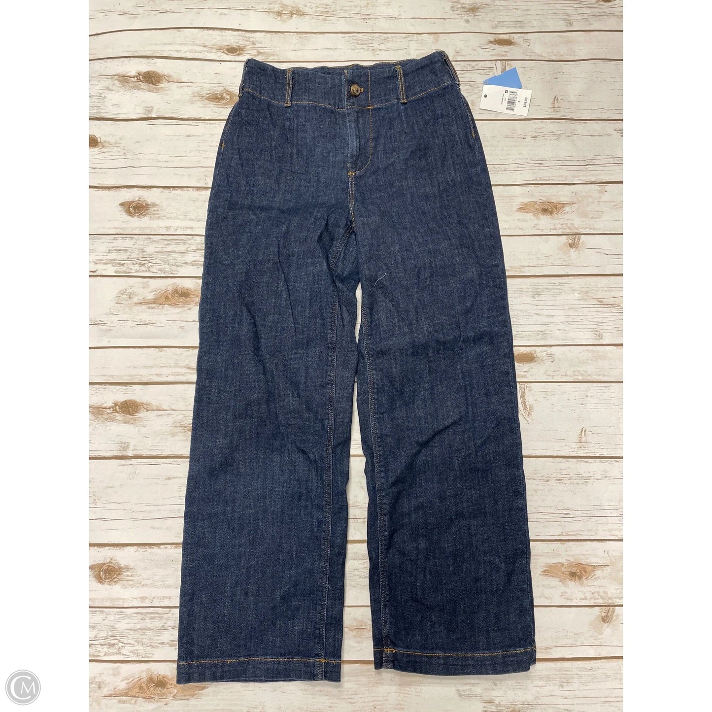 Jeans Wide Leg By Ophelia Roe In Blue Denim, Size: 8