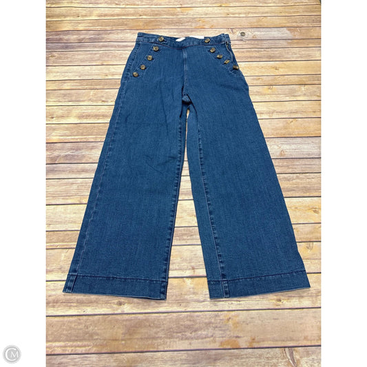Jeans Wide Leg By Lc Lauren Conrad In Blue Denim, Size: 8