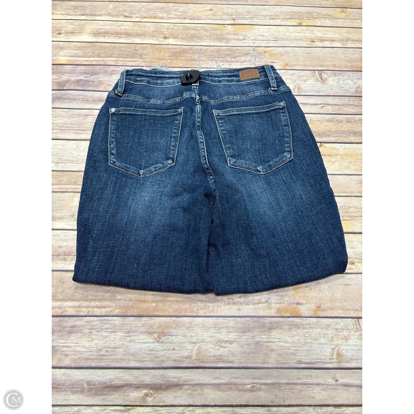 Jeans Straight By Judy Blue In Blue Denim, Size: 14