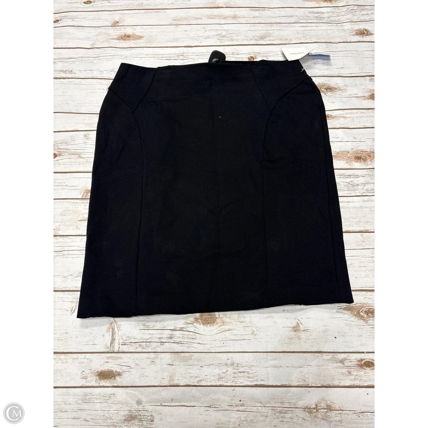 Skirt Midi By Ellen Tracy In Black, Size: Xl