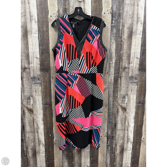 Dress Casual Midi By Muse In Multi-colored, Size: Xl