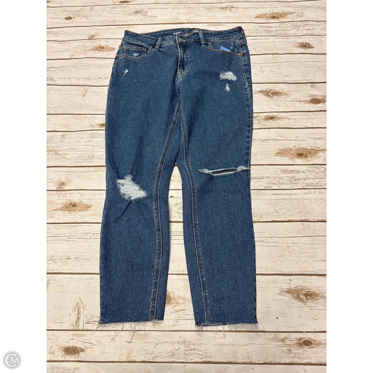 Jeans Skinny By Old Navy In Blue Denim, Size: 10p
