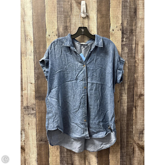 Top Short Sleeve By Jane And Delancey In Blue, Size: M