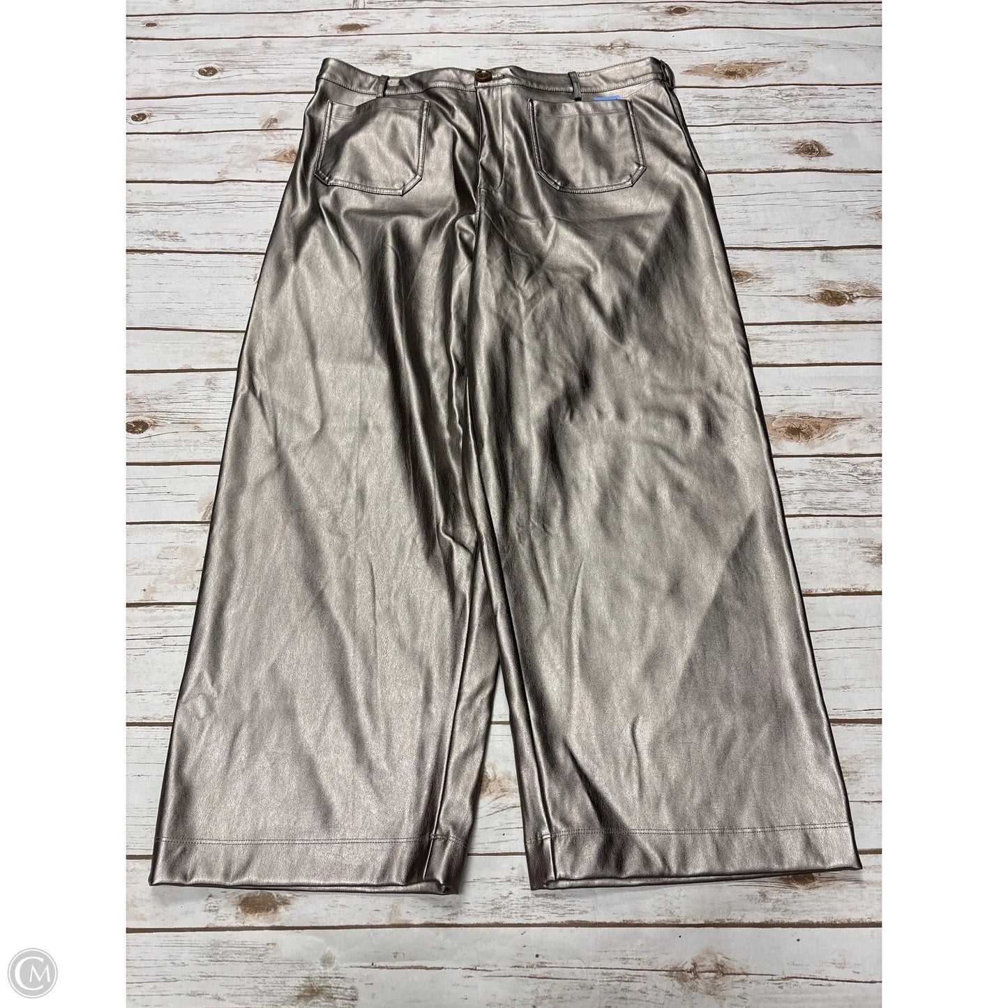 Pants Wide Leg By Cece In Tan, Size: Xl