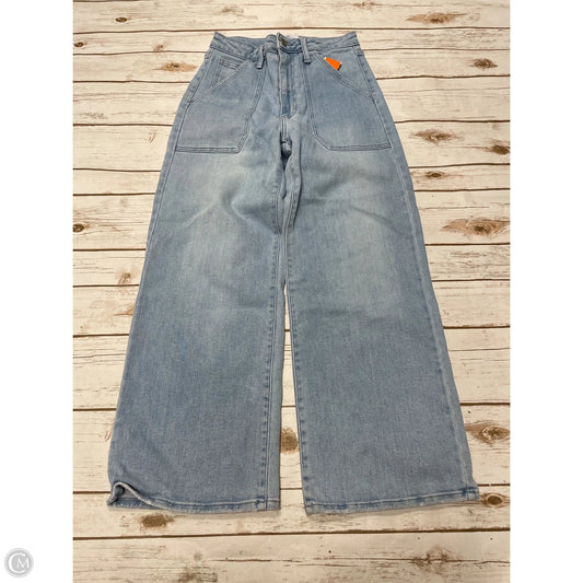 Jeans Wide Leg By Just Black In Blue Denim, Size: 2