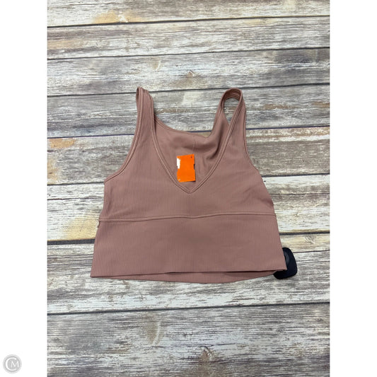 Athletic Tank Top By Lululemon In Tan, Size: S