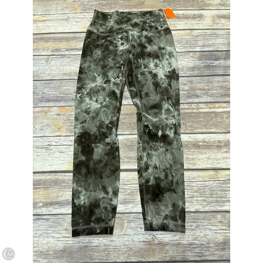 Athletic Leggings By Lululemon In Green, Size: 6