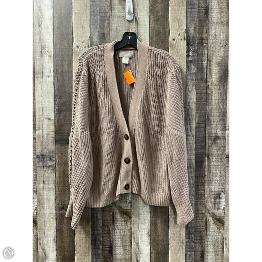 Sweater Cardigan By Cme In Brown, Size: L