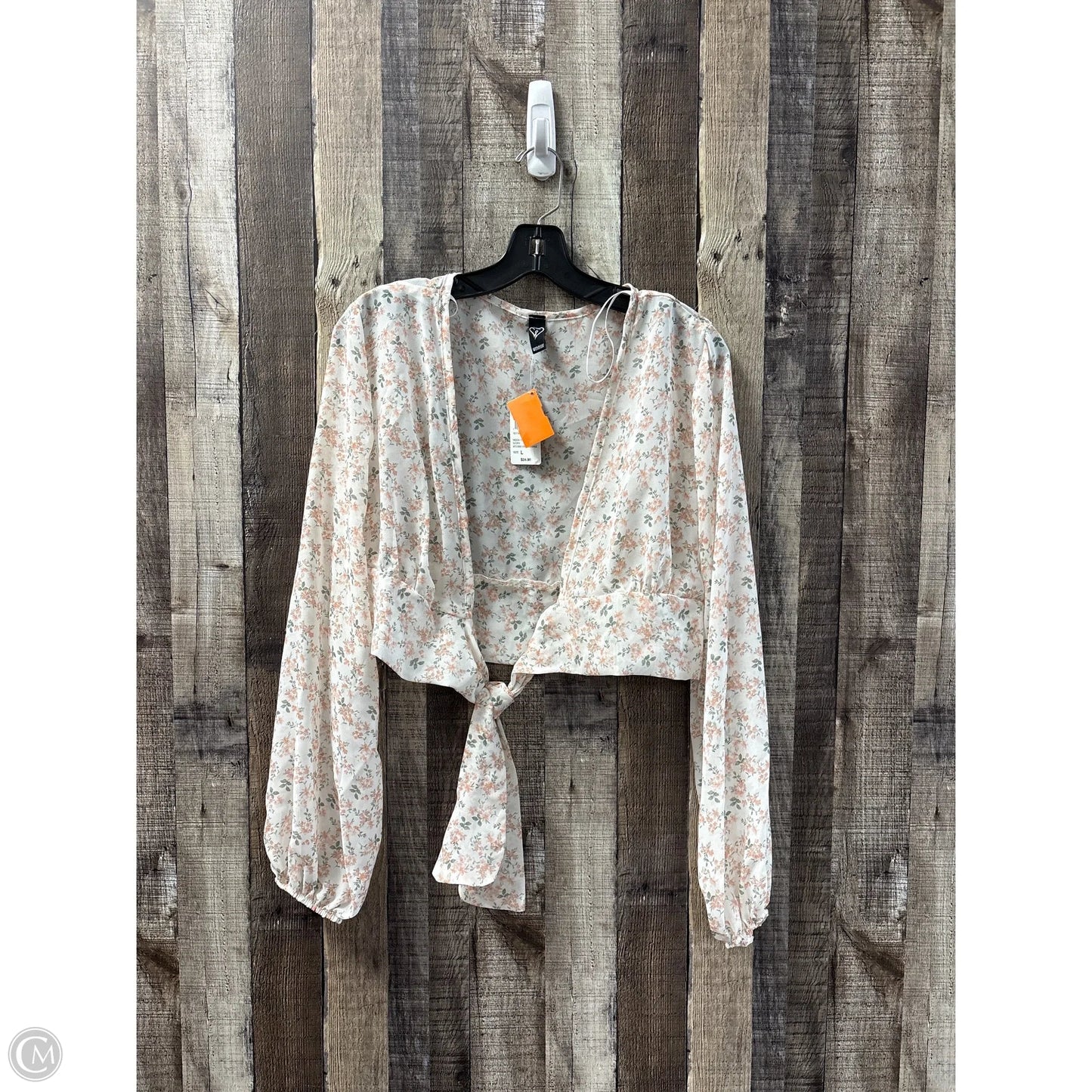 Cardigan By Windsor In Floral Print, Size: L