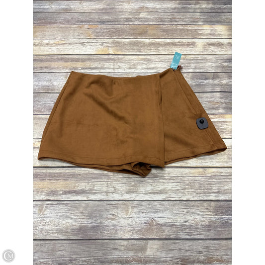 Skirt Mini & Short By Maurices In Brown, Size: Xxl