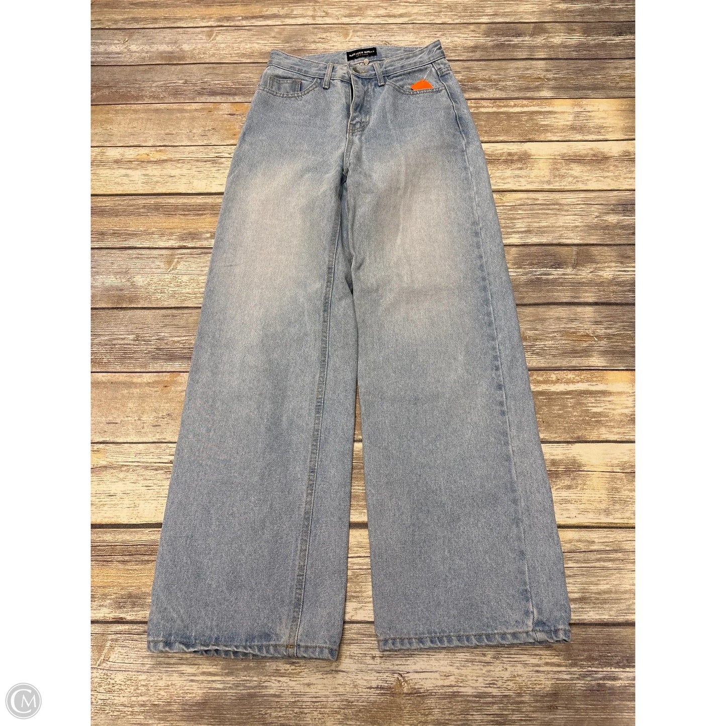 Jeans Straight By Cme In Blue Denim, Size: S