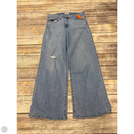 Jeans Flared By Hudson In Blue Denim, Size: 4