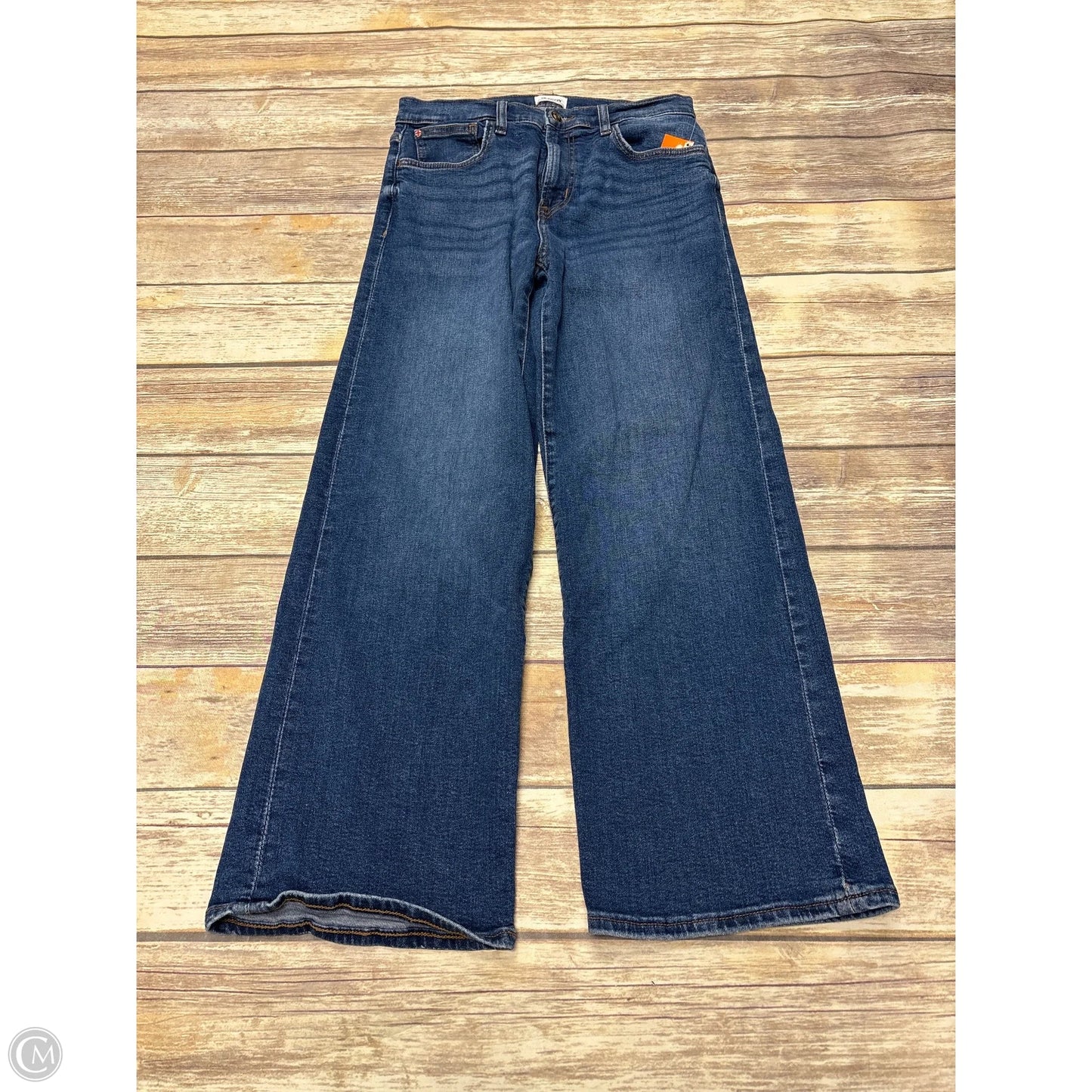 Jeans Straight By Hudson In Blue Denim, Size: 6