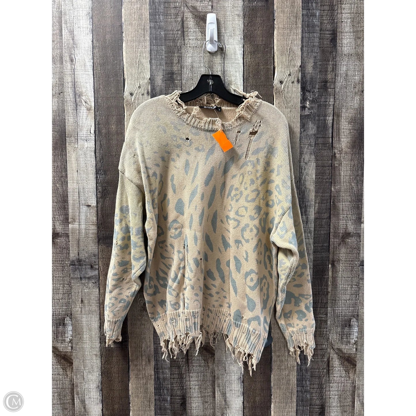 Sweater By Blue B In Animal Print, Size: M