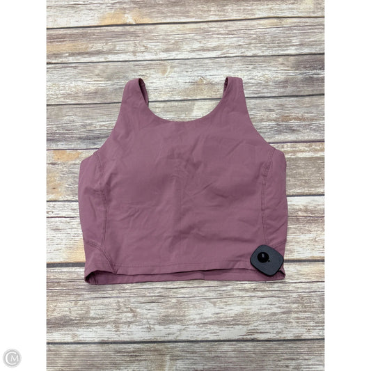 Athletic Bra By Cmf In Mauve, Size: M