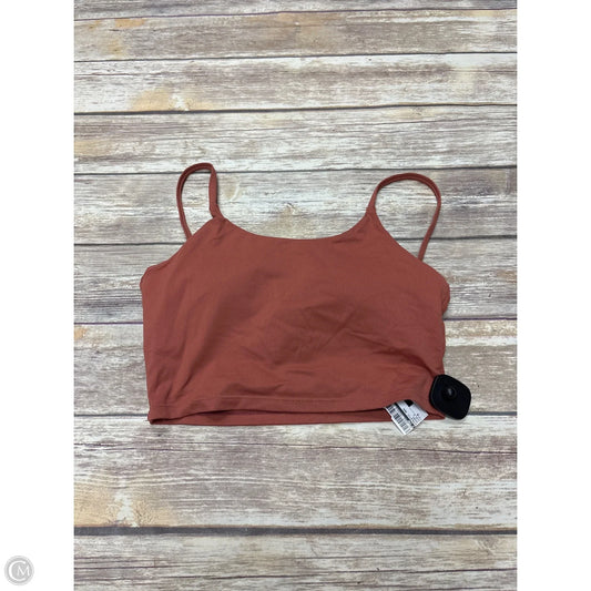 Athletic Bra By Cmf In Brown, Size: M