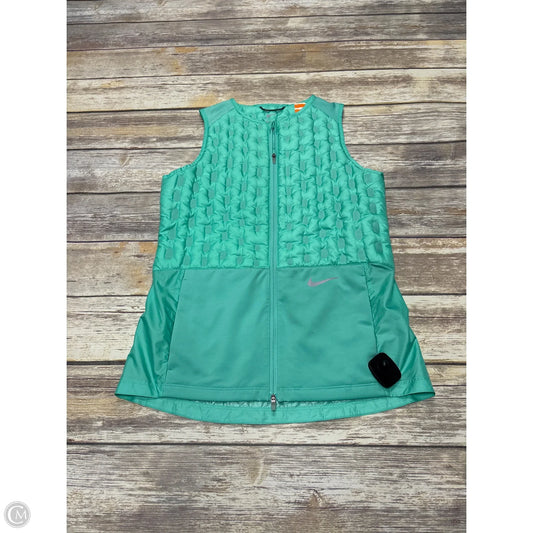 Vest Puffer & Quilted By Nike In Green, Size: Xs