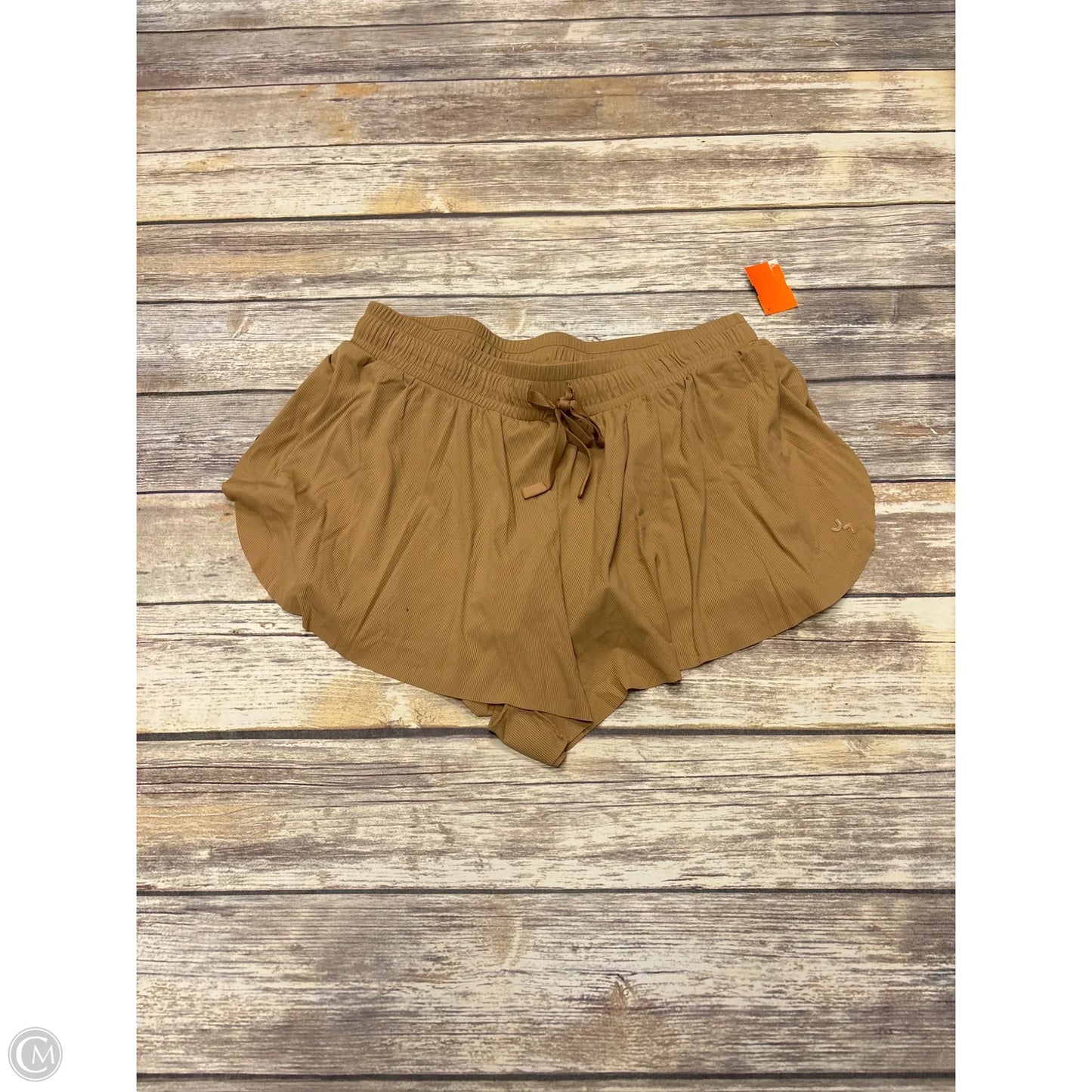 Athletic Shorts By Joy Lab In Tan, Size: L