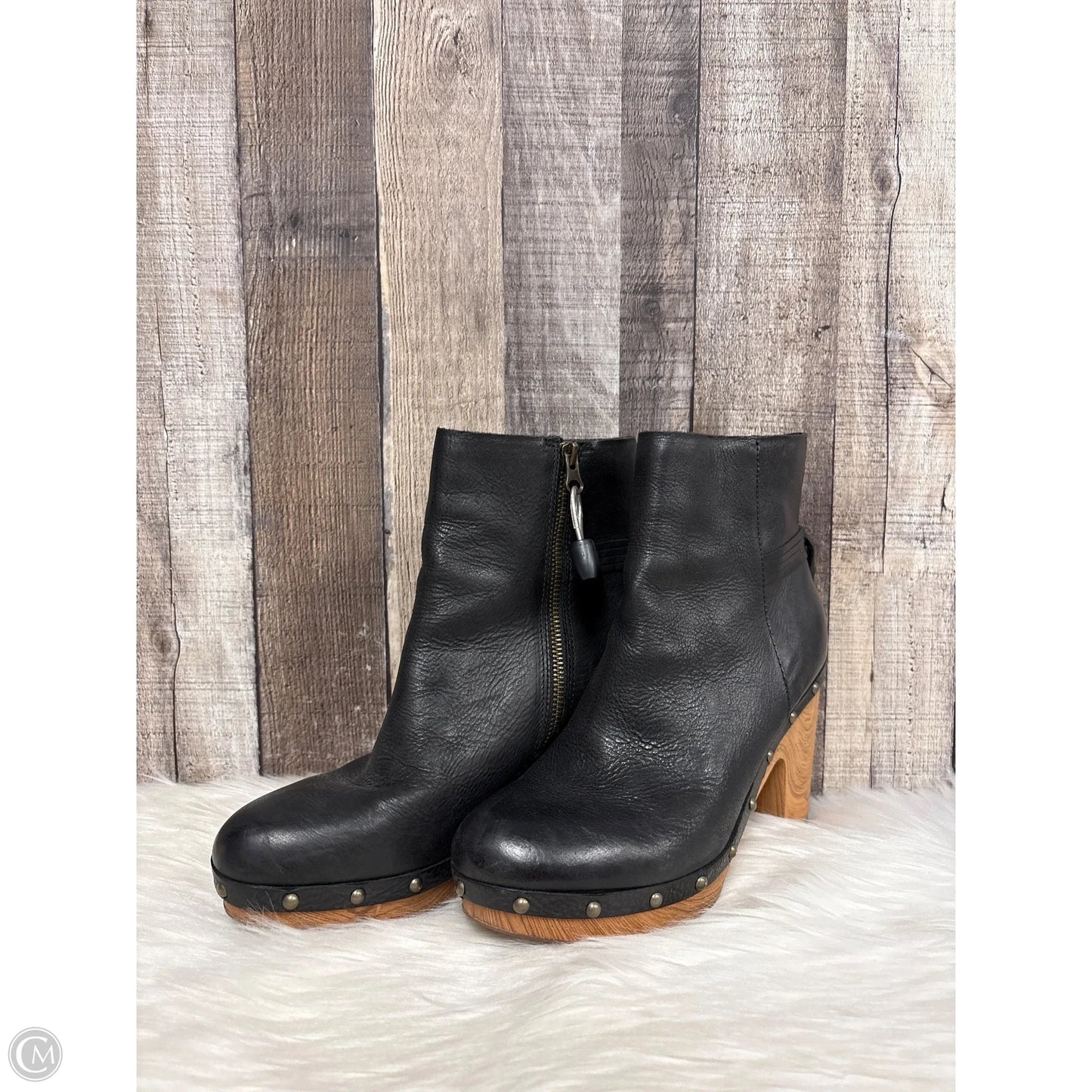 Boots Ankle Heels By Kork Ease In Black, Size: 10