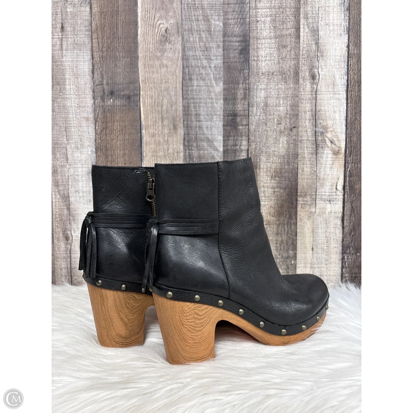 Boots Ankle Heels By Kork Ease In Black, Size: 10