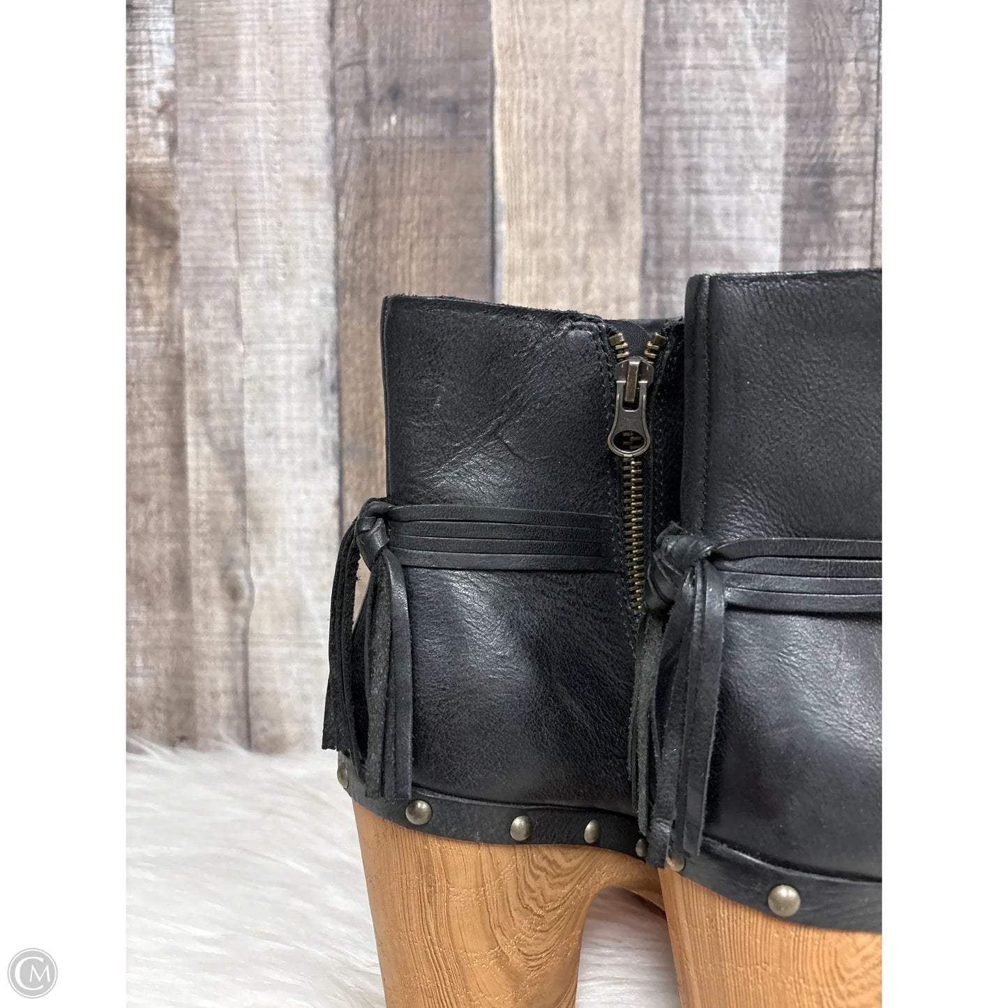 Boots Ankle Heels By Kork Ease In Black, Size: 10