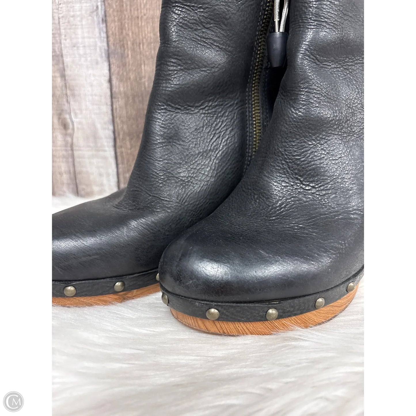 Boots Ankle Heels By Kork Ease In Black, Size: 10