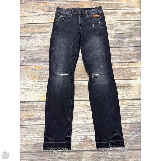 Jeans Skinny By Mother In Black Denim, Size: 0