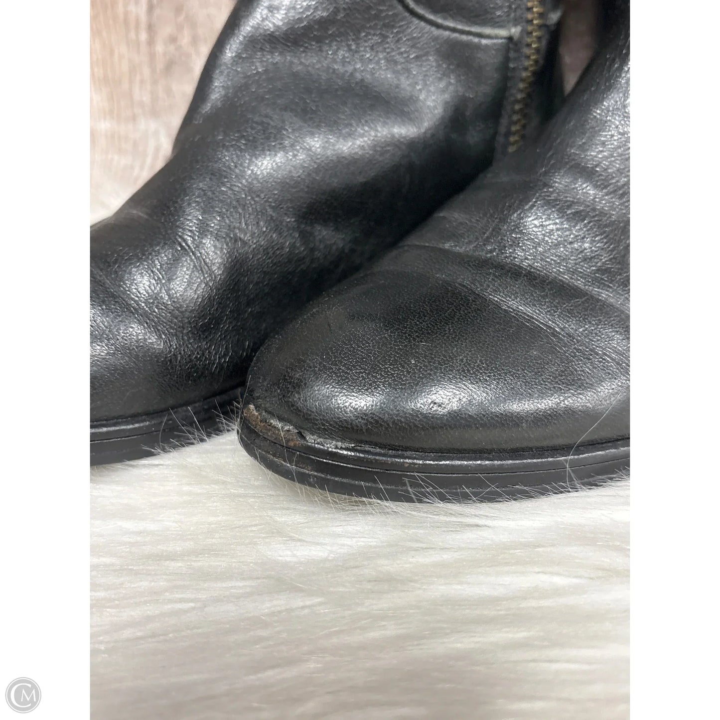 Boots Designer By Coach In Black, Size: 8