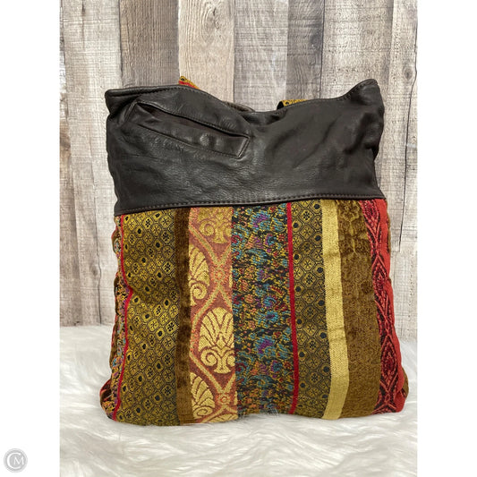 Handbag Leather By Cme, Size: Medium