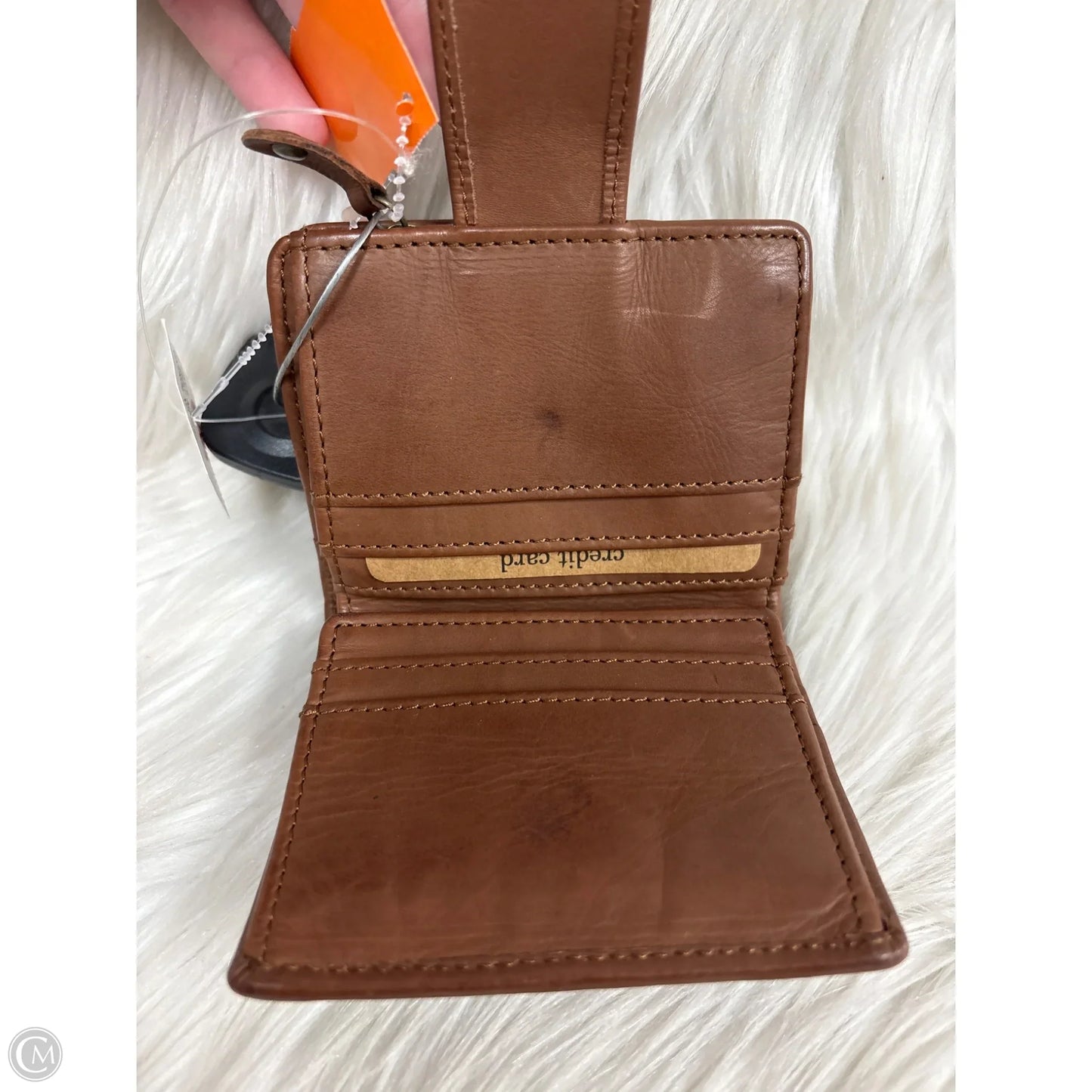 Wallet Leather By Cme, Size: Small