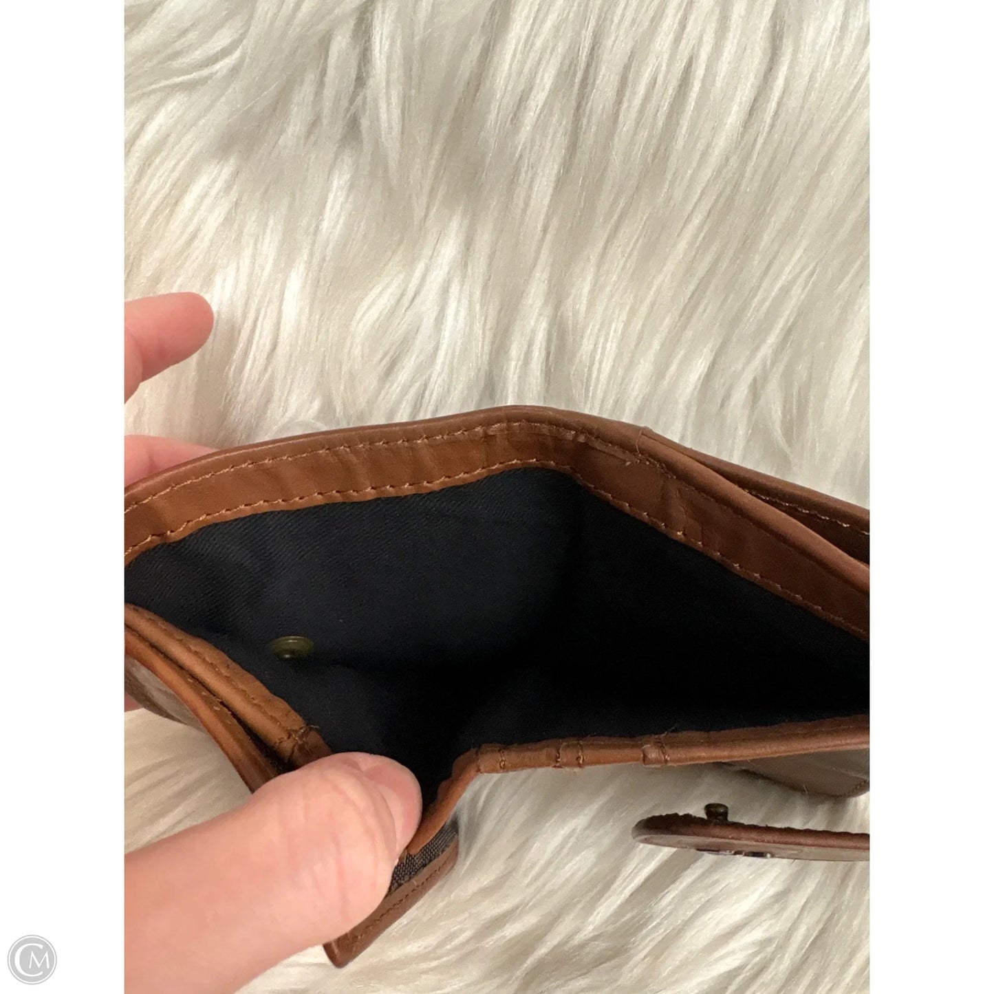 Wallet Leather By Cme, Size: Small