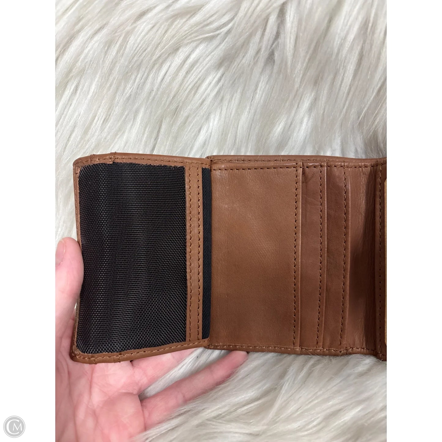 Wallet Leather By Cme, Size: Small