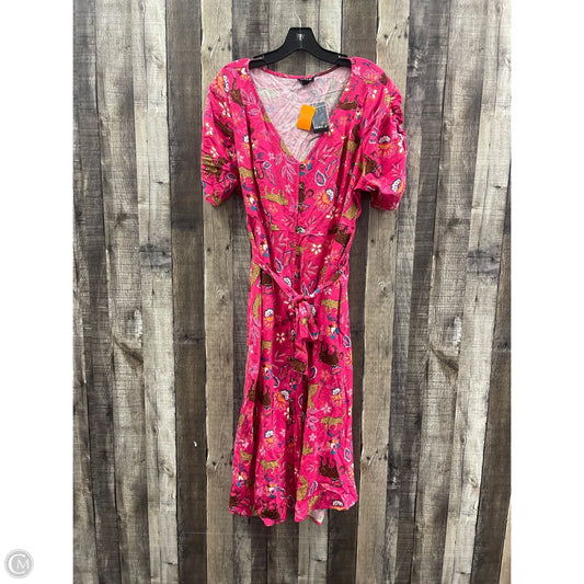 Dress Casual Midi By Torrid In Multi-colored, Size: Xl