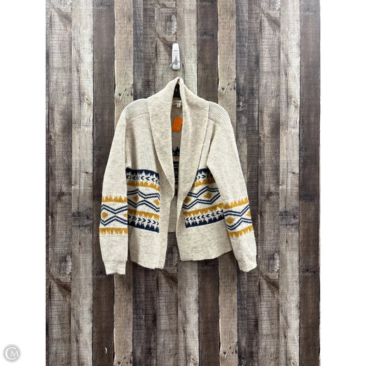 Sweater Cardigan By Lucky Brand In Multi-colored, Size: M