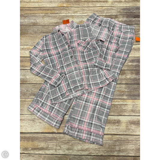 Pajamas 2pc By Joyspun In Grey & Pink, Size: M