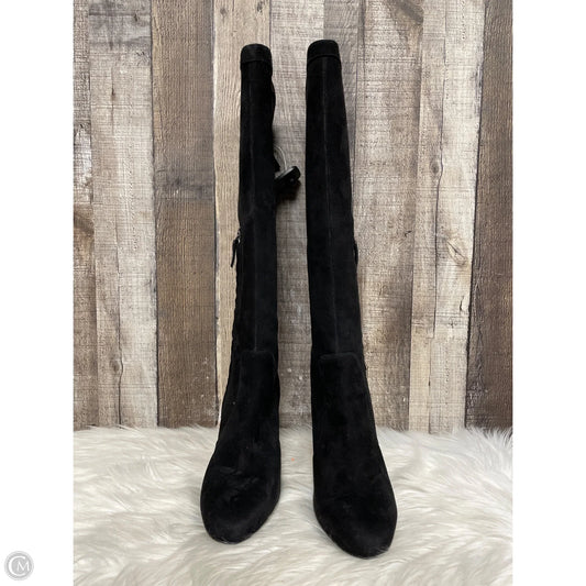 Boots Knee Heels By Nine West In Black, Size: 8