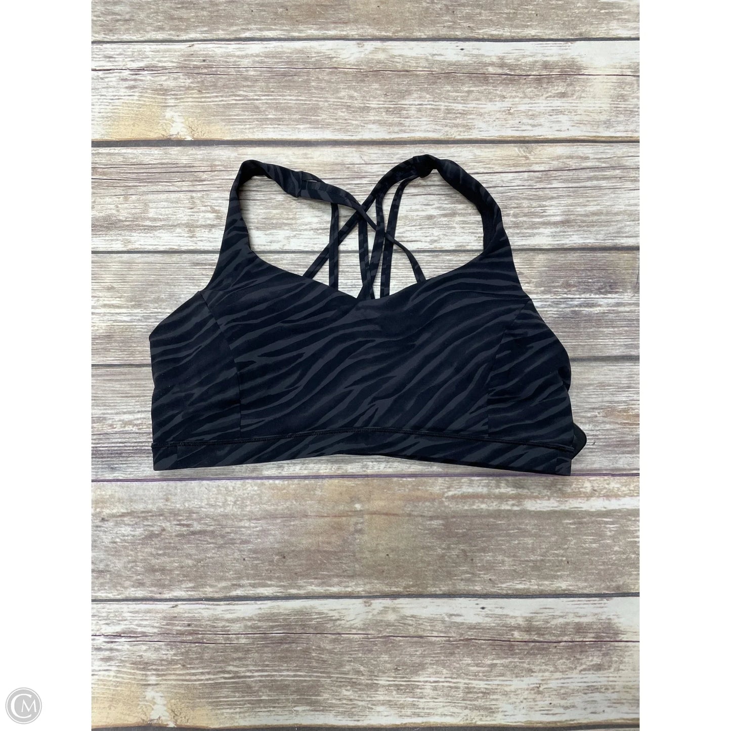 Athletic Bra By Lululemon In Grey, Size: 12