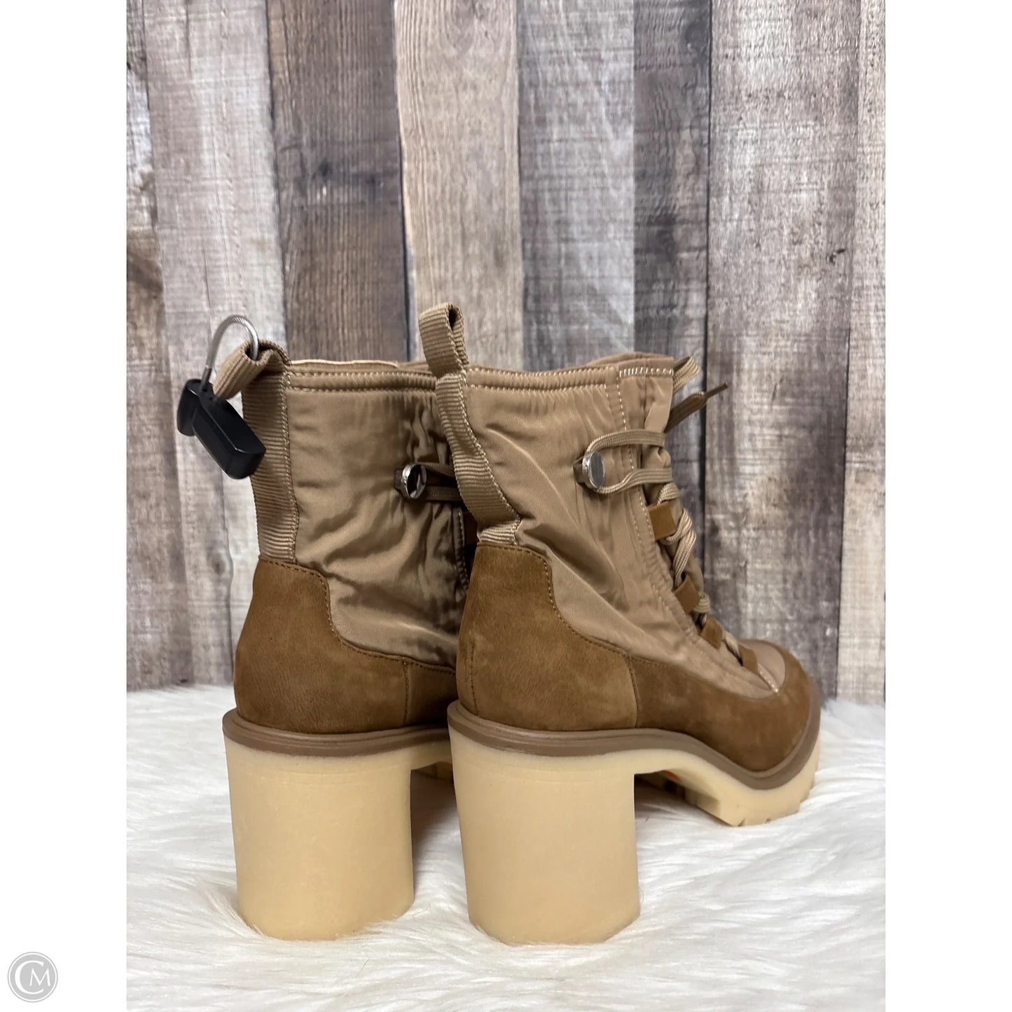 Boots Ankle Heels By Dolce Vita In Tan, Size: 9