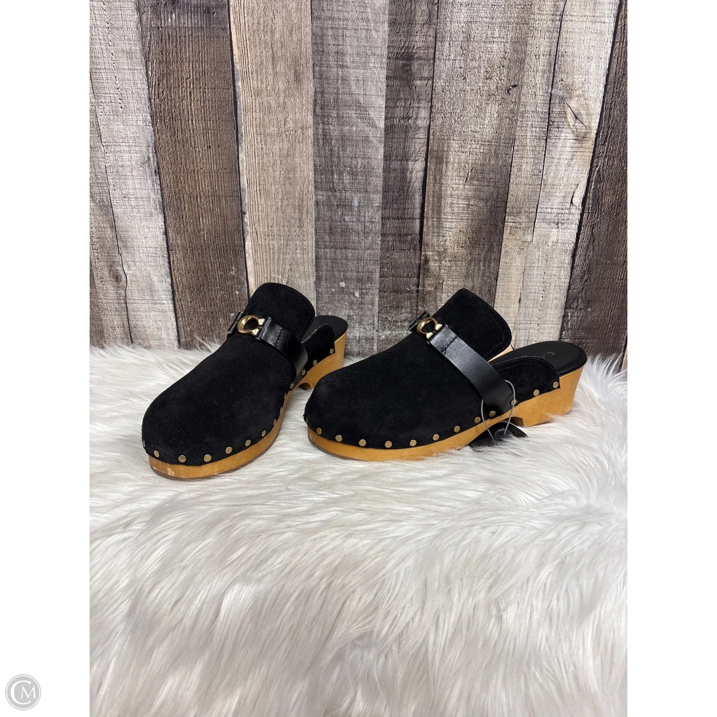 Shoes Designer By Coach In Black, Size: 9