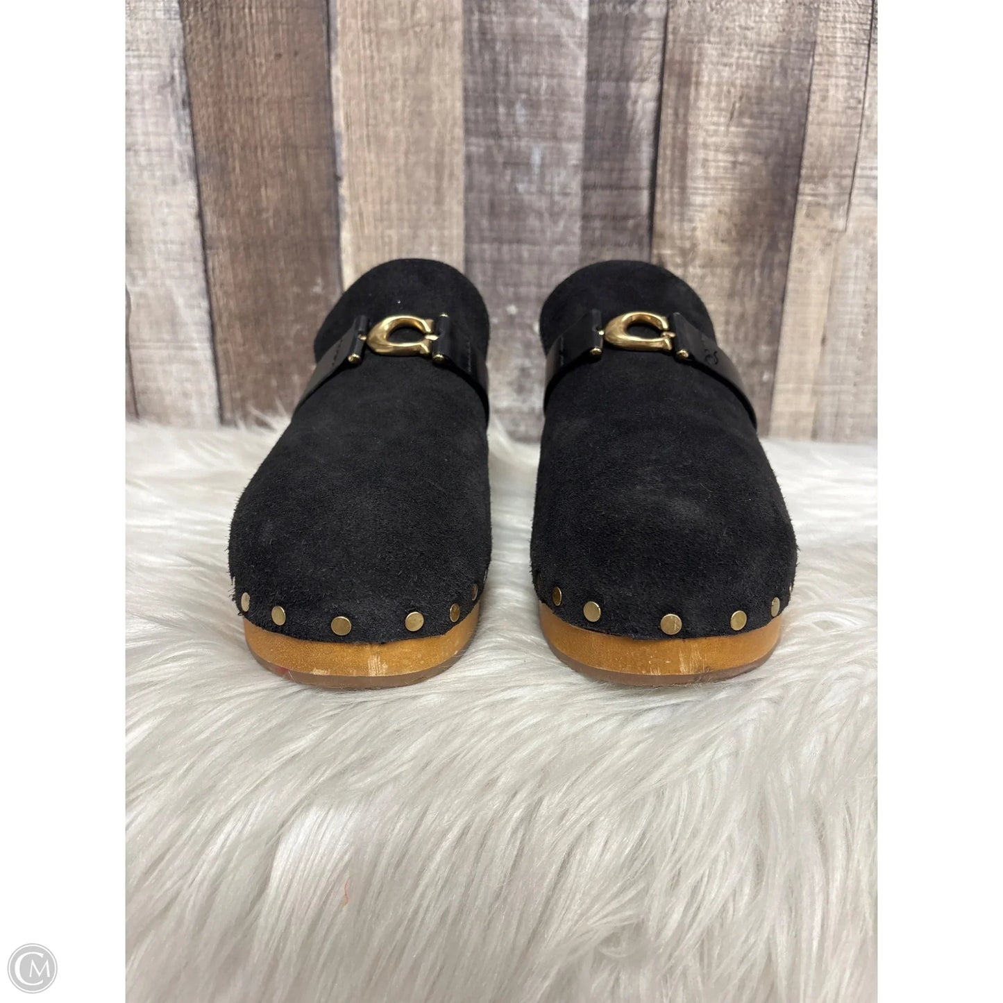Shoes Designer By Coach In Black, Size: 9