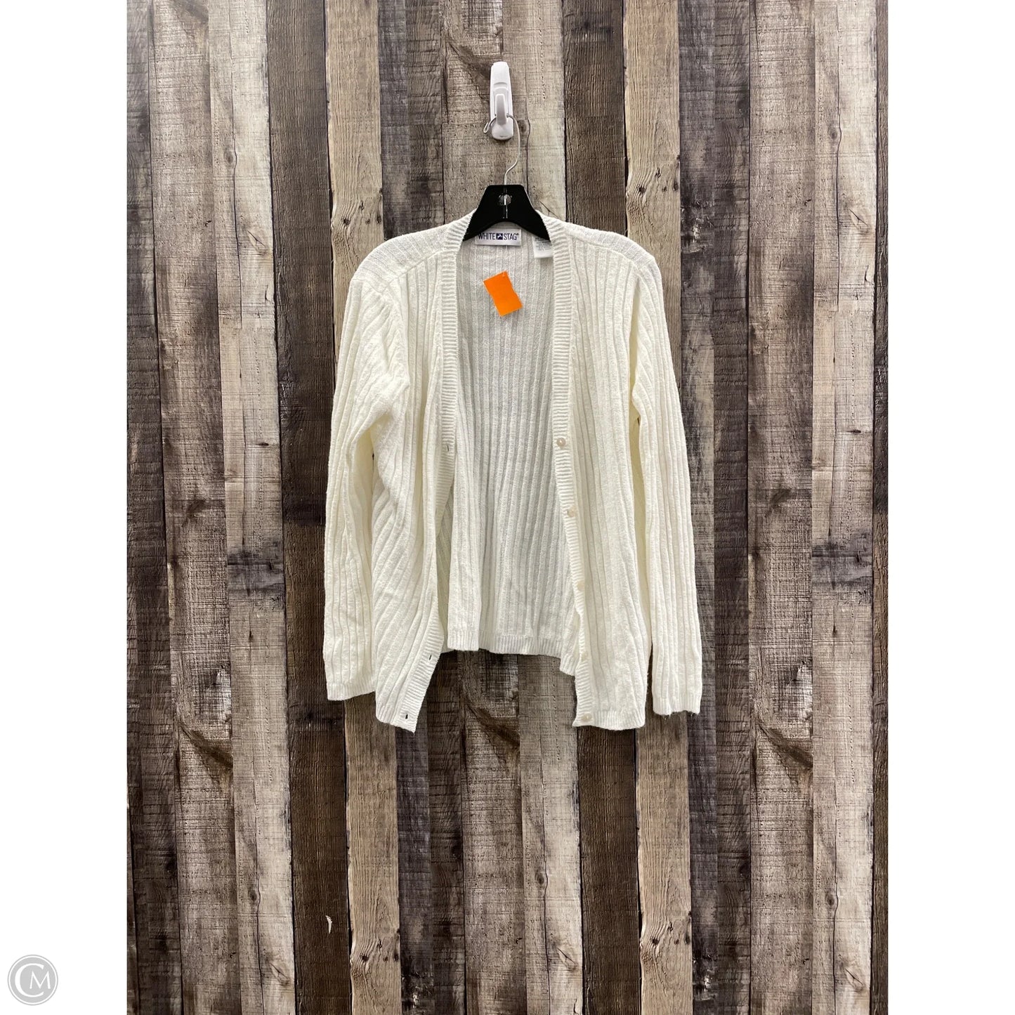 Cardigan By White Stag In White, Size: M