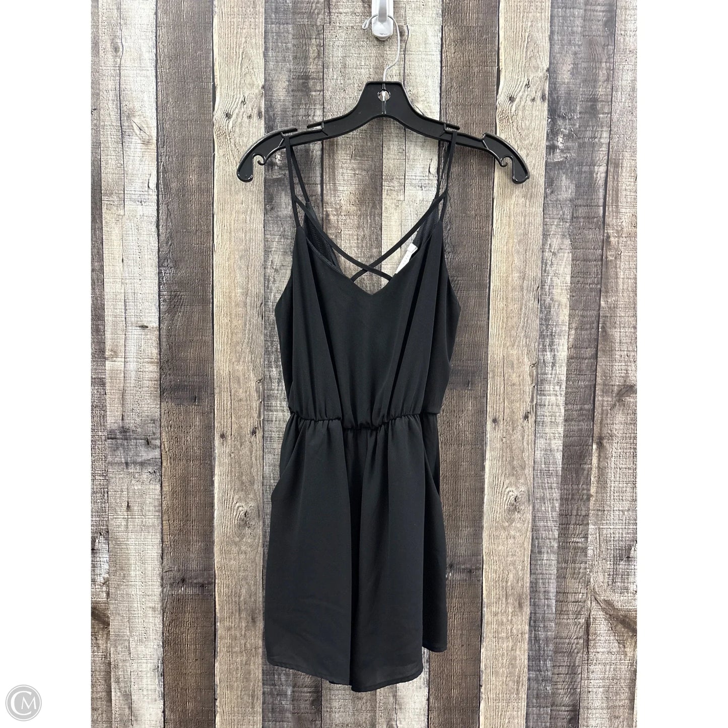 Romper By Lush In Black, Size: S