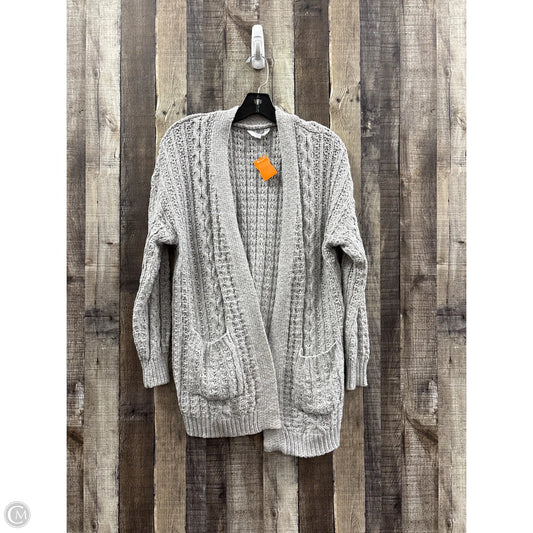 Sweater Cardigan By Time And Tru In Grey, Size: S