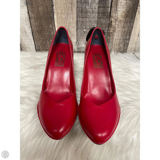Shoes Heels Stiletto By Victorias Secret In Red, Size: 7