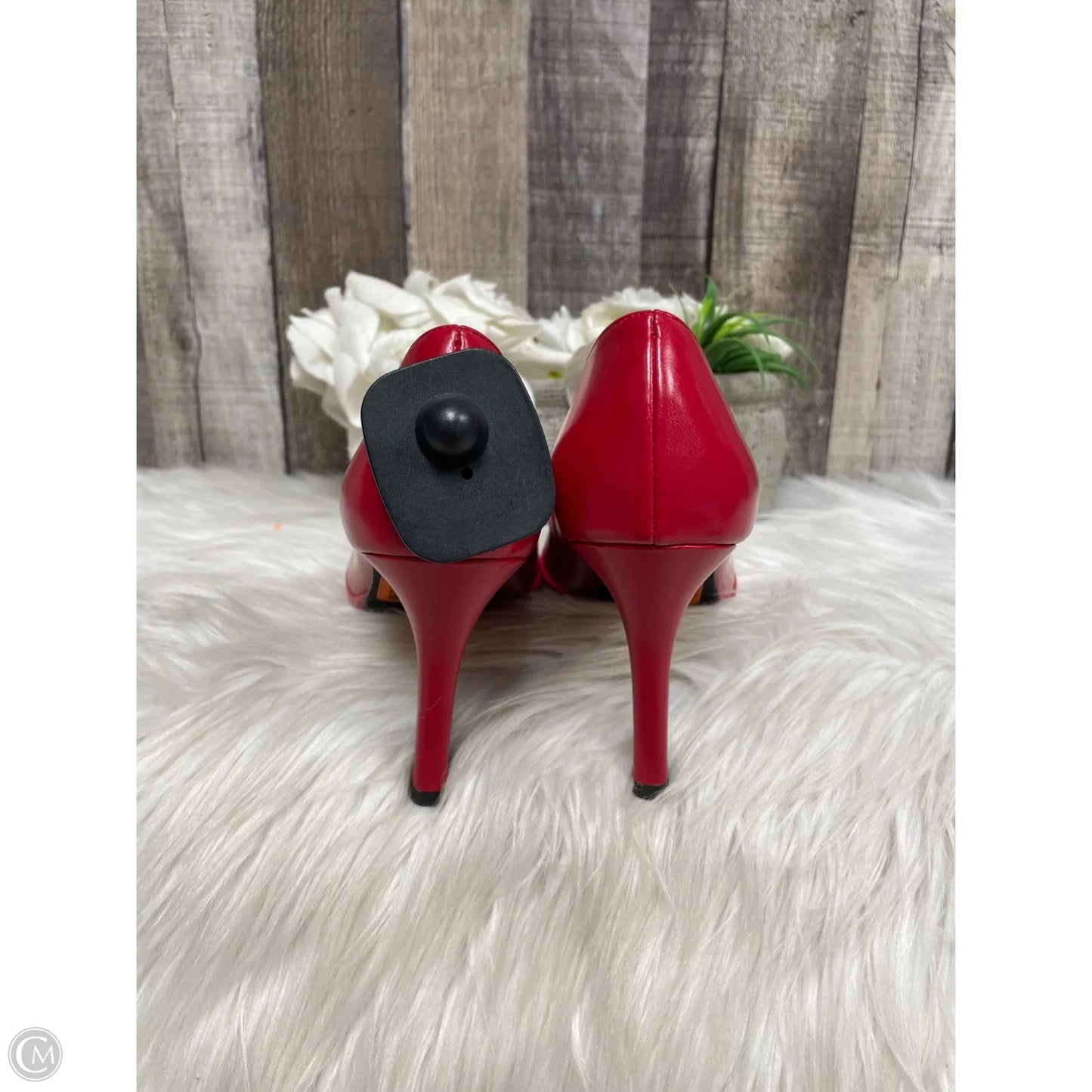 Shoes Heels Stiletto By Victorias Secret In Red, Size: 7