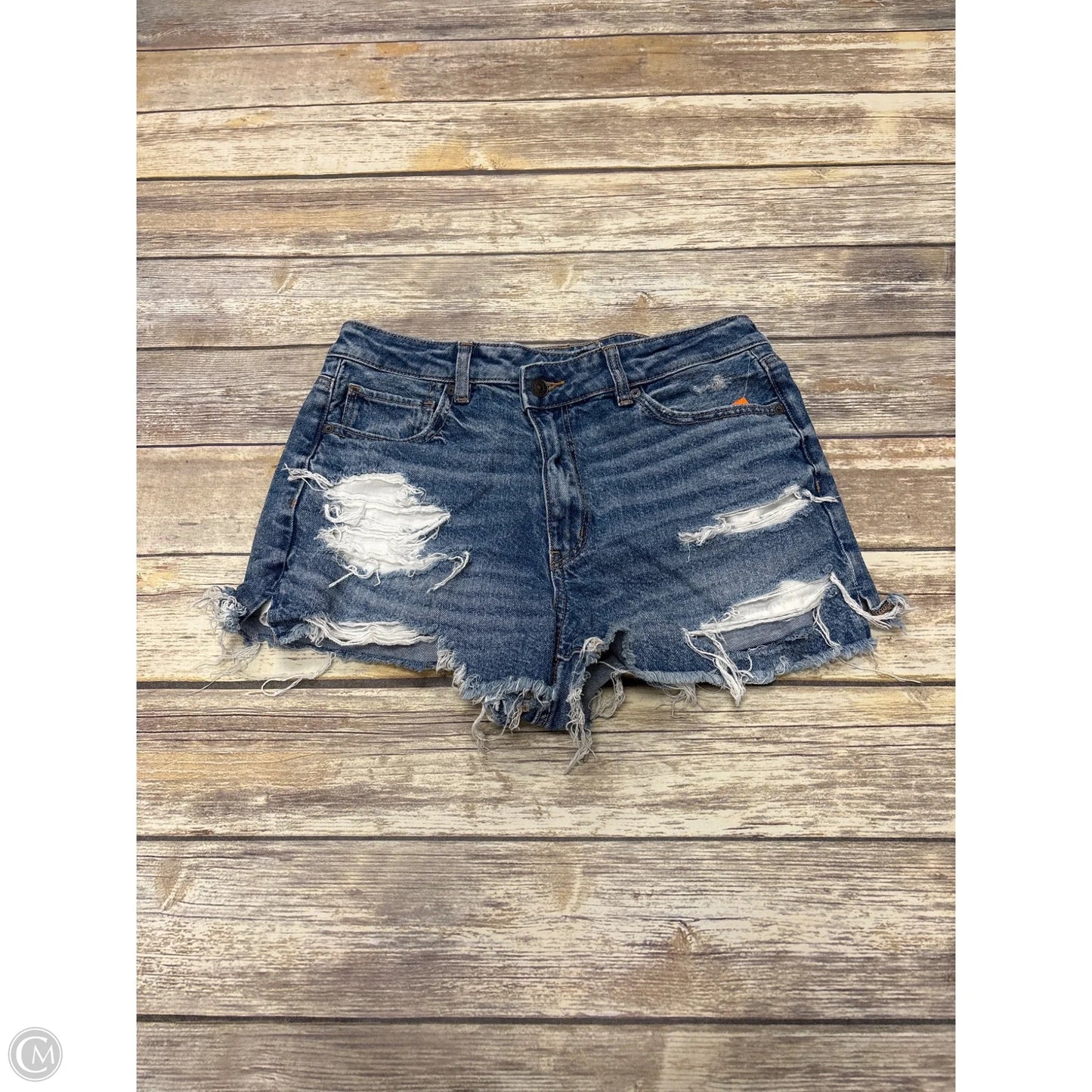 Shorts By American Eagle In Blue Denim, Size: 10