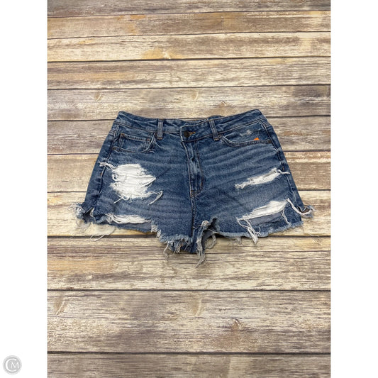 Shorts By American Eagle In Blue Denim, Size: 10