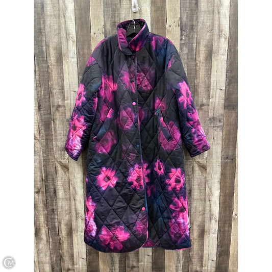 Coat Puffer & Quilted By Cme In Multi-colored, Size: L