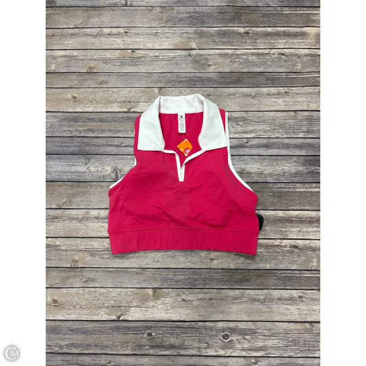 Athletic Tank Top By 90 Degrees By Reflex In Pink, Size: L